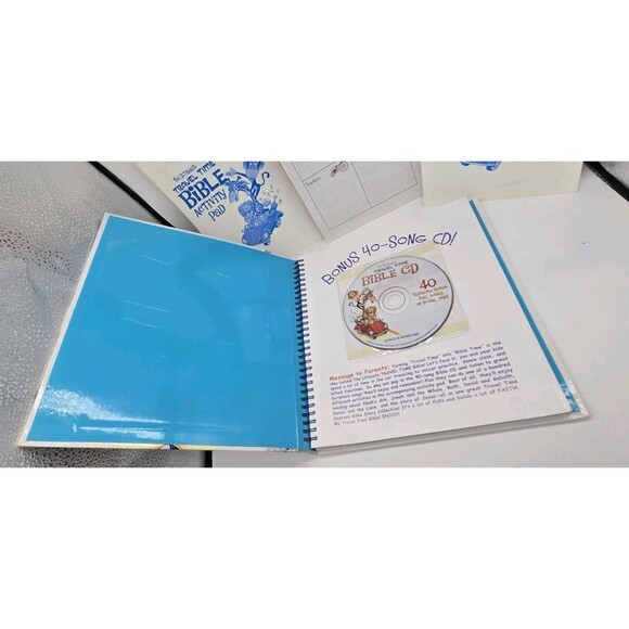 The Ultimate Travel Time Bible -CD Activity Story Books Case No Stickers Pencils - Picture 12 of 16